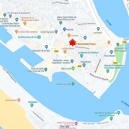 Hébergement de vacances Maison De 2 A Gilles Croix De Vie A 300 M De La Avec Terrasse Amenagee Et Wifi *